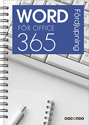 Omslag: Word för Office 365 Fördjupning
